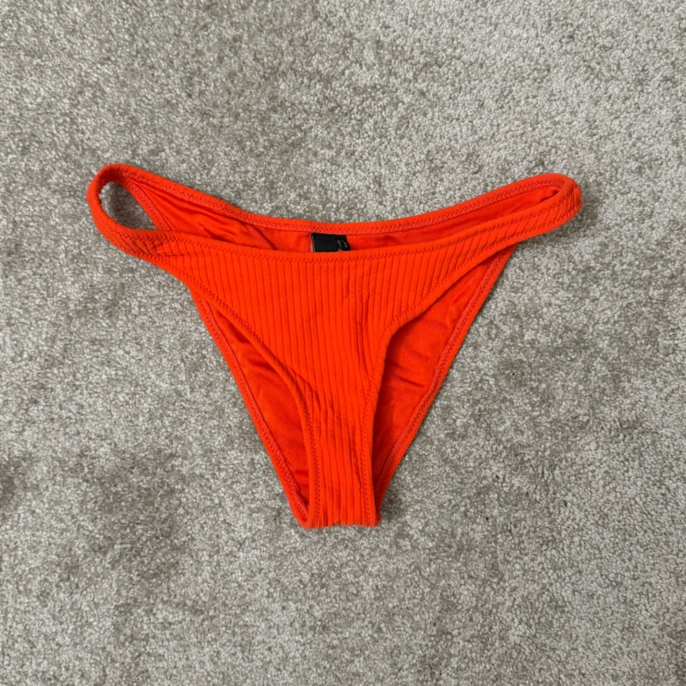 Triangl red cheeky bikini bottoms